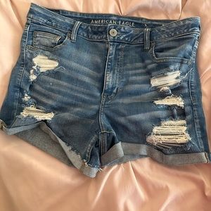 american eagle jean shorts